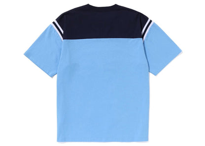 BAPE Football Relaxed Fit Tee Blue