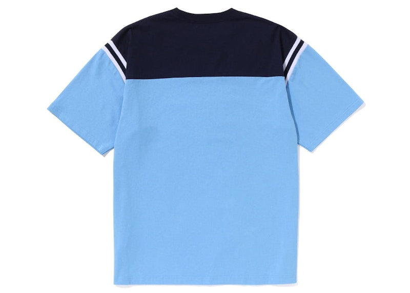 BAPE Football Relaxed Fit Tee Blue