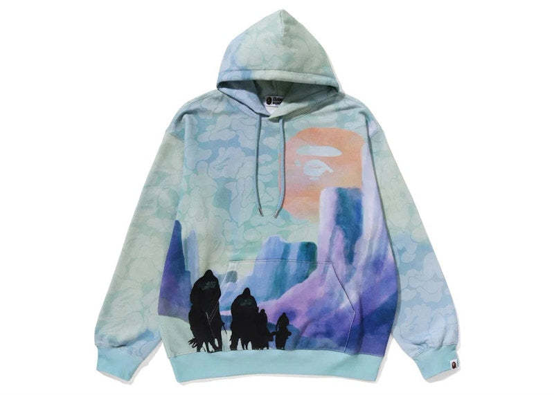 BAPE Forbidden Zone Pullover Hoodie Multicolor