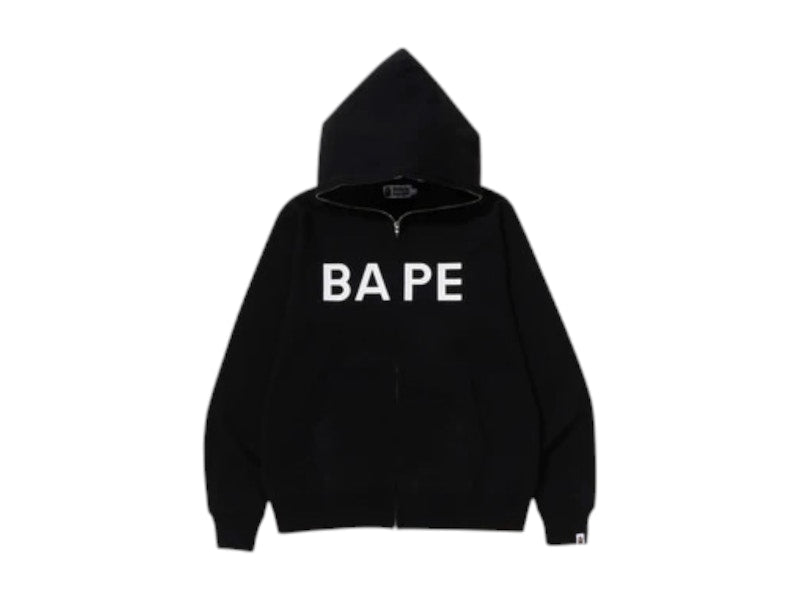 BAPE Full Zip Hoodie Black