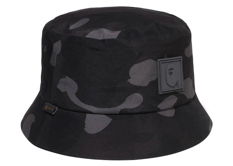 BAPE GORE-TEX Color Camo Bucket Hat Black