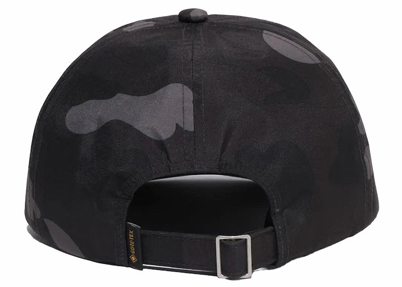 BAPE GORE-TEX Color Camo Panel Cap Black
