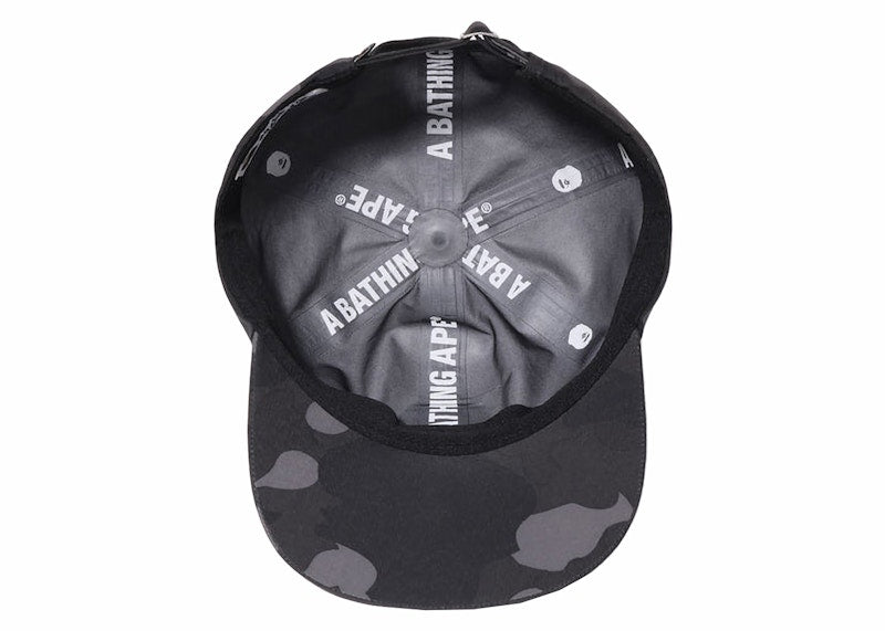 BAPE GORE-TEX Color Camo Panel Cap Black