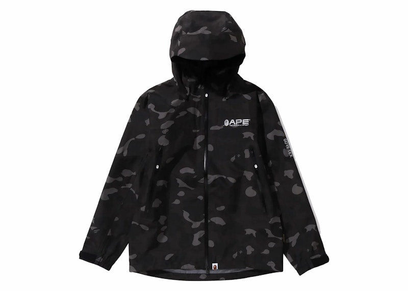 BAPE GORE-TEX Color Camo Shell Jacket Black