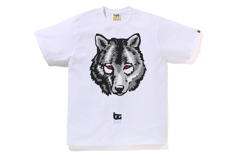 BAPE Gallery x Sneakerwolf Tee White