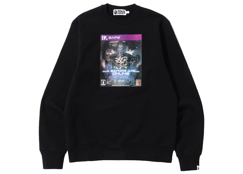 BAPE Game Package Crewneck Black