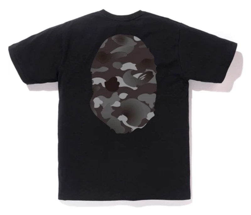 BAPE Gradation Camo Big Ape Head Tee Black/Black