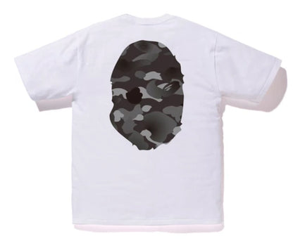 BAPE Gradation Camo Big Ape Head Tee White/Black