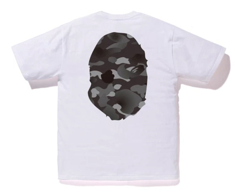 BAPE Gradation Camo Big Ape Head Tee White/Black