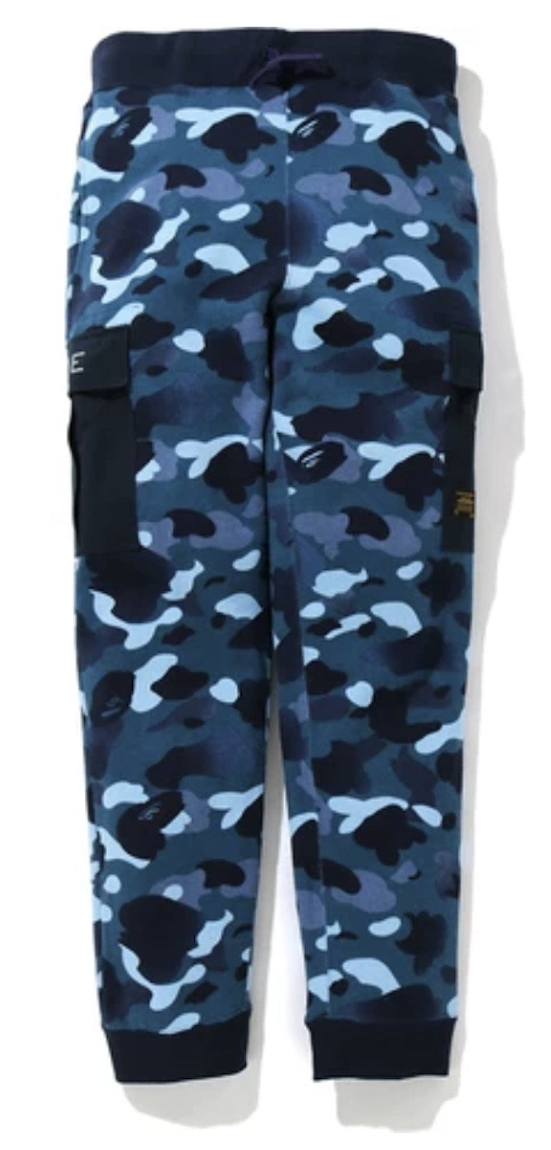 BAPE Gradation Camo Military Slim Sweat Pants Blue