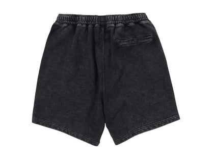BAPE Garment Dye One Point Relaxed Fit Sweat Shorts Black