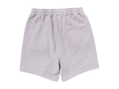 BAPE Garment Dye One Point Relaxed Fit Sweat Shorts Gray