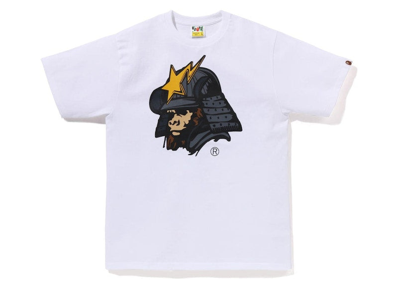 BAPE General Kabuto Tee White