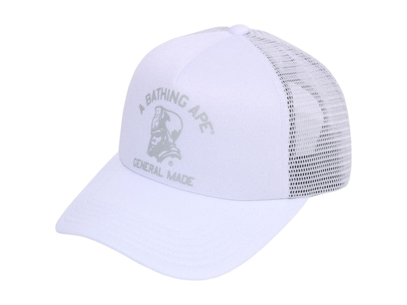 BAPE General Mesh Cap White