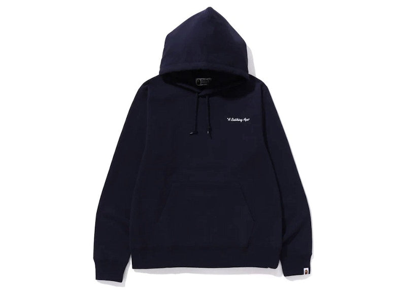 BAPE General Pullover Hoodie Navy