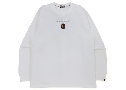BAPE General Relaxed Fit L/S Tee White