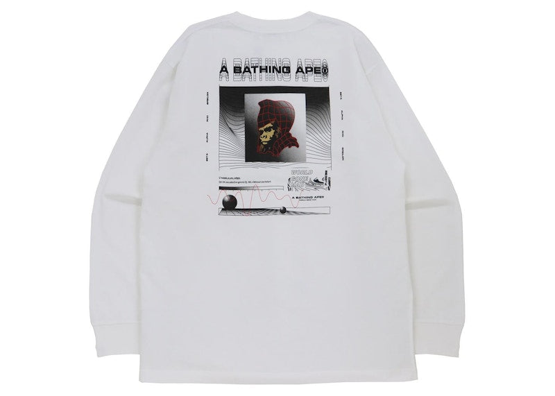 BAPE General Relaxed Fit L/S Tee White