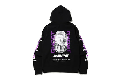 BAPE Ghost Full Zip Hoodie Black