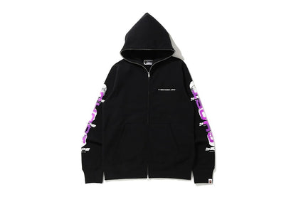 BAPE Ghost Full Zip Hoodie Black
