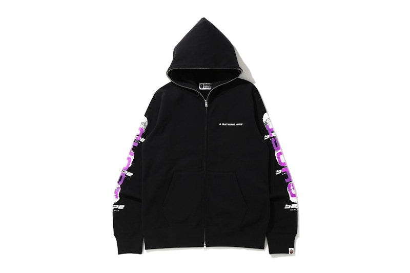 BAPE Ghost Full Zip Hoodie Black