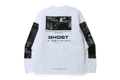 BAPE Ghost L/S Tee White