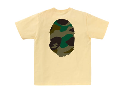 BAPE Giant 1st Camo Big Ape Head Tee Yellow/Green