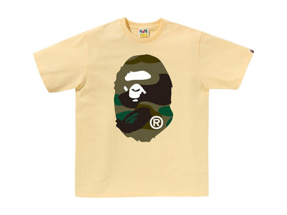 BAPE Giant 1st Camo Big Ape Head Tee Yellow/Green