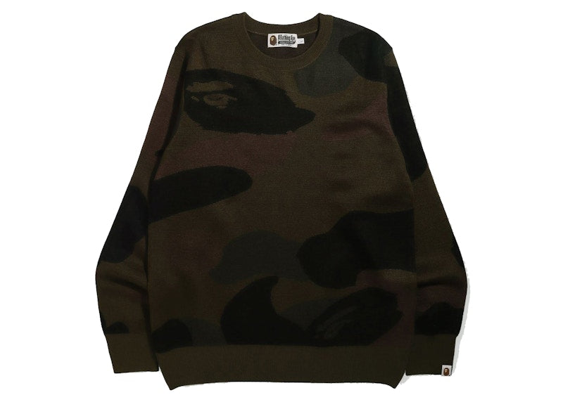 BAPE Giant 1st Camo Wide Fit Knit Green
