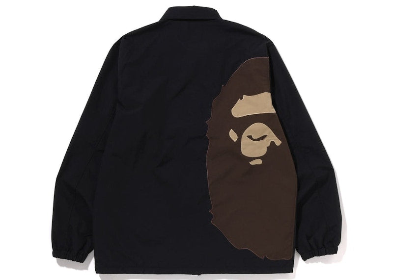 BAPE Giant Ape Head Coach Jacket Black