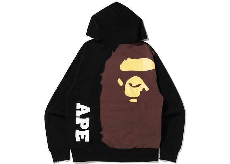 BAPE Giant Ape Head Relaxed Fit Pullover Hoodie Black