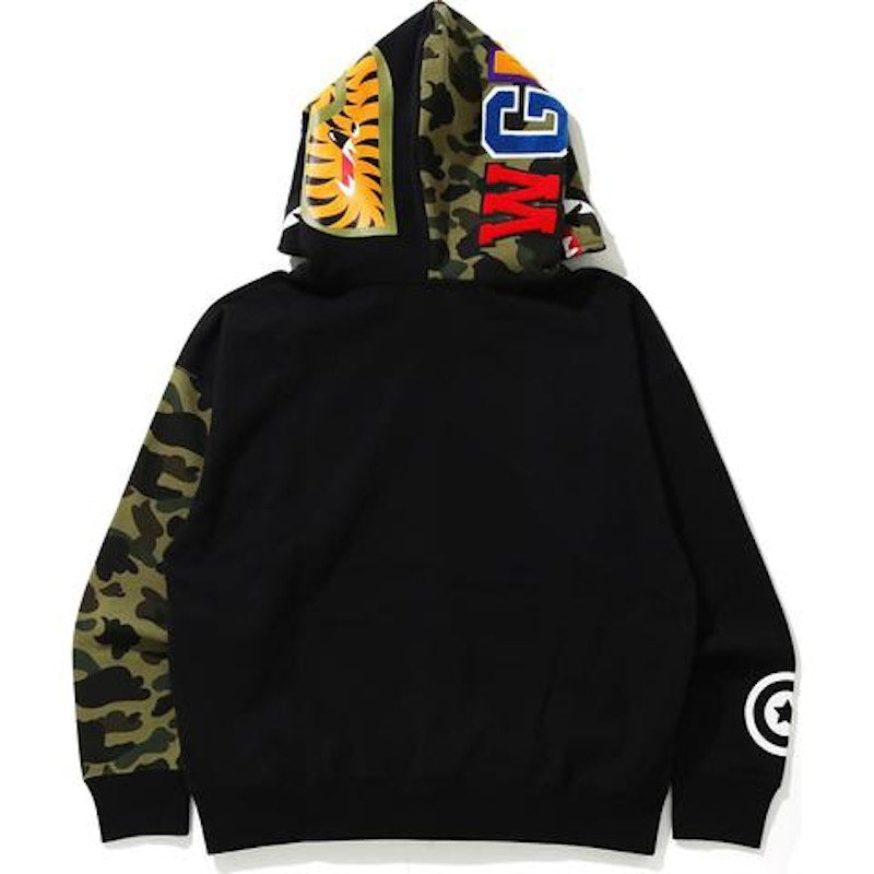 BAPE Giant Shark Full Zip Hoodie Black