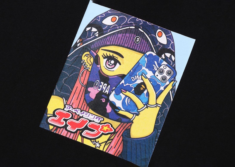 BAPE Girl Pullover Hoodie Black