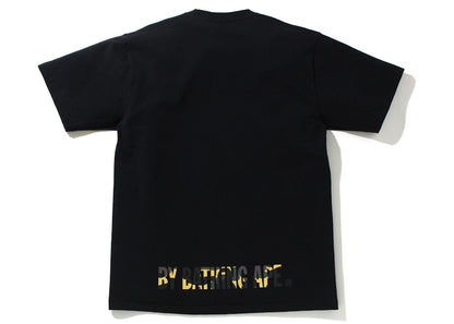 BAPE Glass Beads 1st Camo Ape Face Tee Black/Yellow