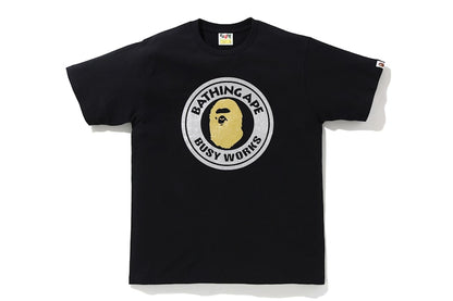 BAPE Glitter Busy Works Tee Black
