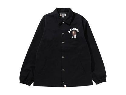 BAPE Go Ape Pointer College Coach Jacket Black