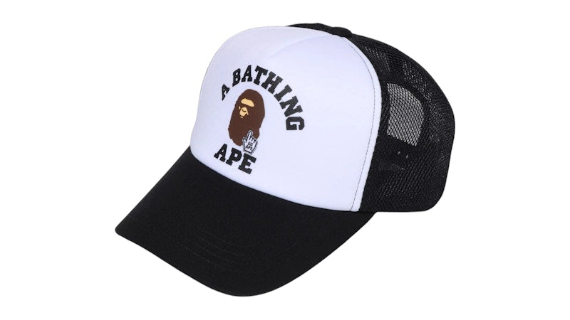 BAPE Go Ape Pointer College Mesh Cap Black