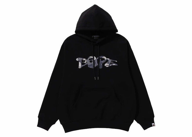 BAPE Gobelin Patch Pullover Hoodie Black