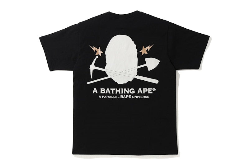 BAPE Gold Rush Foil Tee #2 Black