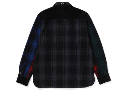 BAPE Golf Flannel Check Wide Fit Shirt Multi