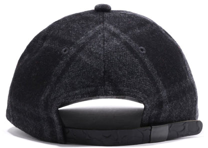 BAPE Golf Mr Bathing Ape Flannel Check Cap Black