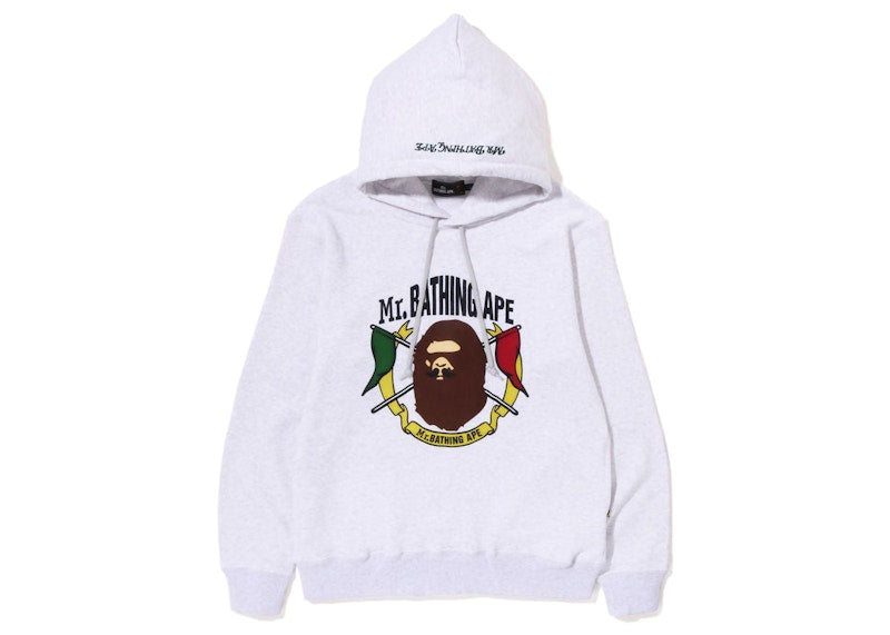 BAPE Golf Mr.Bathing Ape Pullover Hoodie Grey