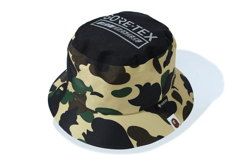 BAPE Gore-Tex 1st Camo Bucket Hat Yellow