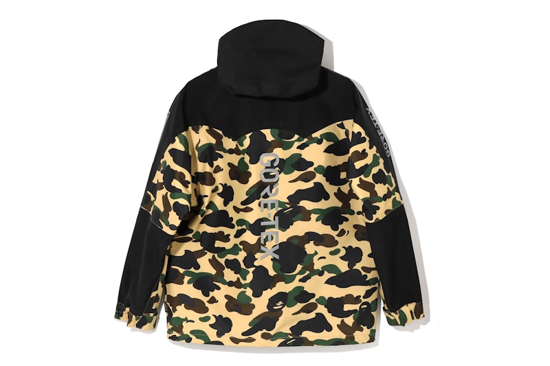 BAPE Gore-Tex 1st Camo Snowboard Jacket (FW19) Yellow