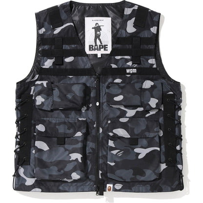 BAPE Gradation Camo Lace Up Vest Black