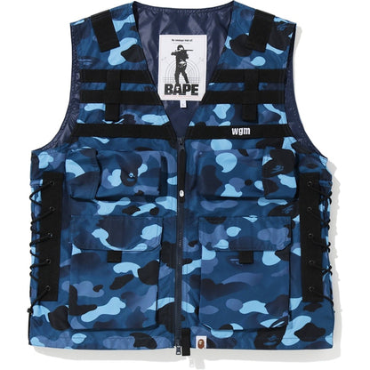 BAPE Gradation Camo Lace Up Vest Blue