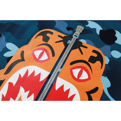 BAPE Gradation Camo Tiger Tee Blue