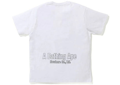 BAPE Gradient College Relaxed Fit Tee White