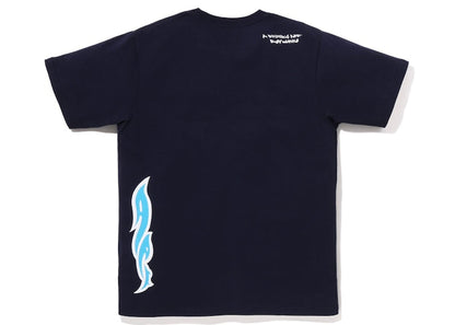 BAPE Graffiti Tee Black Blue