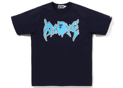 BAPE Graffiti Tee Black Blue