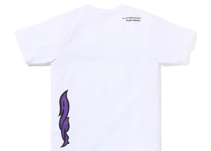 BAPE Graffiti Tee White Purple